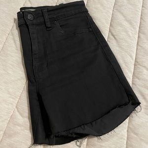 Madewell High Riser Skinny Shorts